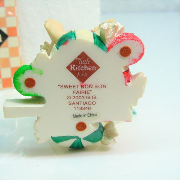 Little Kitchen Fairies Sweet Bon Bon Fairie Peppermint Gum Drops Candy Fairy Box - Picture 3 of 8